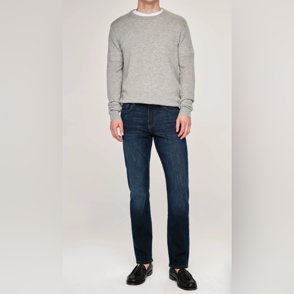 Russell Slim Straight Blue Jeans Thunderbird (Dark Indigo)‎ 34x32 Denim